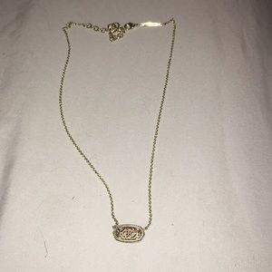 Kendra Scott gold Elisa necklace